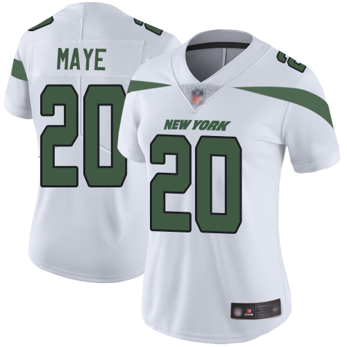 New York Jets Limited White Women Marcus Maye Road Jersey NFL Football 20 Vapor Untouchable